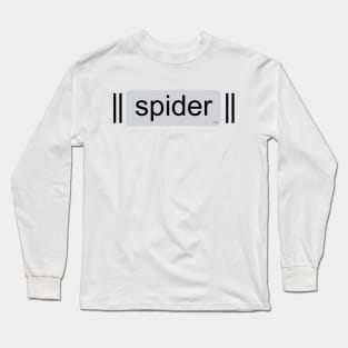 Spoil Alert Spider Light Long Sleeve T-Shirt